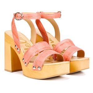 NWT SAM EDELMAN ROSALIND PLATFORM‎ BLOCK HEEL SANDAL